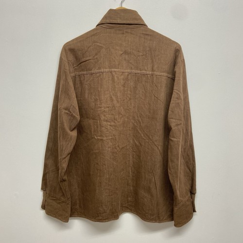 Vintage 70s Big Yank Shirt Men’s Large Permanent Press Western Snap Workwear USA - Photo 3/14