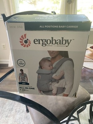 Ergobaby Omni 360 All-In-One Baby Carrier - Pearl Grey Box Damage New