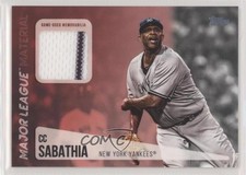 2019 Topps Major League Material Relics Series 2 CC Sabathia #MLM-CS HOF gh4