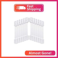 Socub 12 pack Child Safety Cabinets Strap Locks, Multi Use Latch with Strong Adh