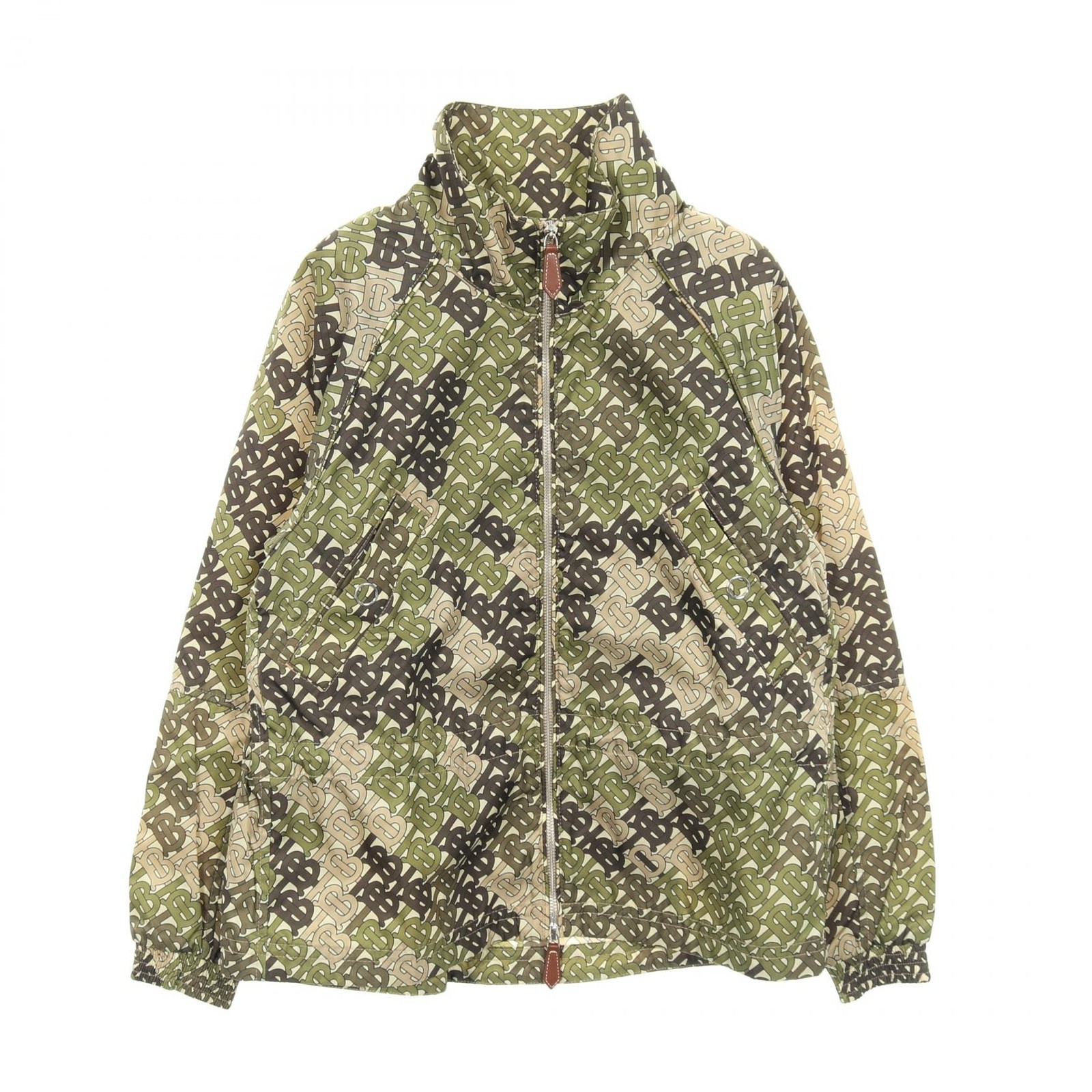 BURBERRY TB Monogram Nylon Jacket Outer Nylon Wom… - image 1