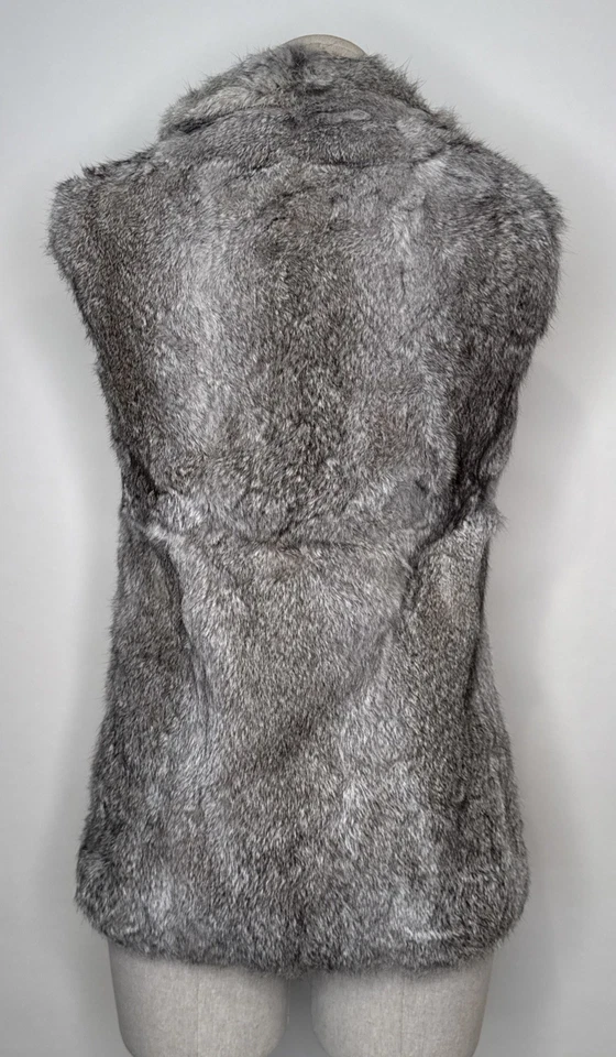 Chaleco de piel de conejo para mujer MICHAEL KORS TALLA XS Foto 3 de 4