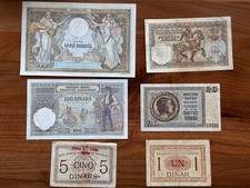 Yugoslavia / Serbia – Lof of  6 banknotes (1919-1931) #0404