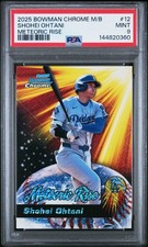 0360 Shohei Ohtani 2025 Bowman Chrome Mega Refractor Meteoric Rise PSA 9