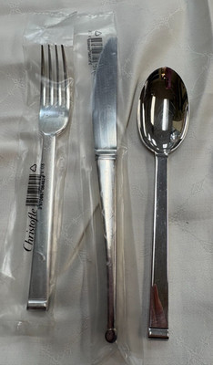 Christofle BY Silverplate 3 Piece Set, Store Sample