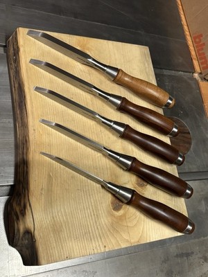 Veritas PM-V11 Mortise Chisels, Complete Set, Unused.