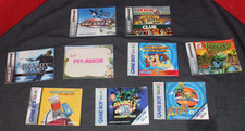 Mixed Gameboy Advance and Gameboy Color Manuals