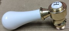 DELTA SELECT BRASS PORCELAIN LEVER HANDLE HOT HK34HPBB