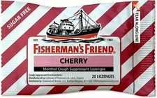 Fisherman's Friend Menthol Cough Suppressant Lozenges Sugar Free Cherry 40 Count