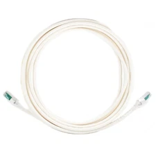 SIEMON ZM6A-S05M-02 ZMAX SHIELDED CAT6A PATCH CABLE, S/FTP, RJ45, 16.4', WHITE