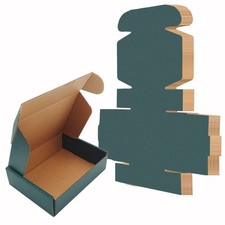 Green Recyclable Cardboard Small Gift Mailer Boxes 25 Pack 9 x 6 2 Inch