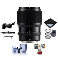 Fujifilm GF 110mm f/2 R LM WR Lens with Free Mac Software  Accessories Kit