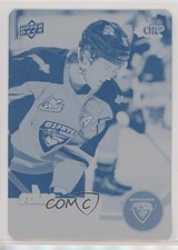 2021 Upper Deck CHL Stars Printing Plate Cyan 1/1 Zack Ostapchuk Zach #342 q2l