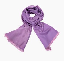 GUCCI Wool/Silk Monogram GG Printed Scarf  165904 3G646 Color 5372 NWT