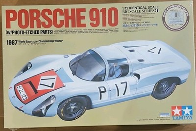 Tamiya 1:12 Porsche 910 Model w/ Photo-Etched Parts 12041. BIG MODEL KIT SEALED
