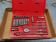 Snap-on Usa 22-piece 38 Drive Socket Set No Pb-17 Read Description Snap-on Usa 22-piece 38 Drive Socket Set No Pb-17 Read Description