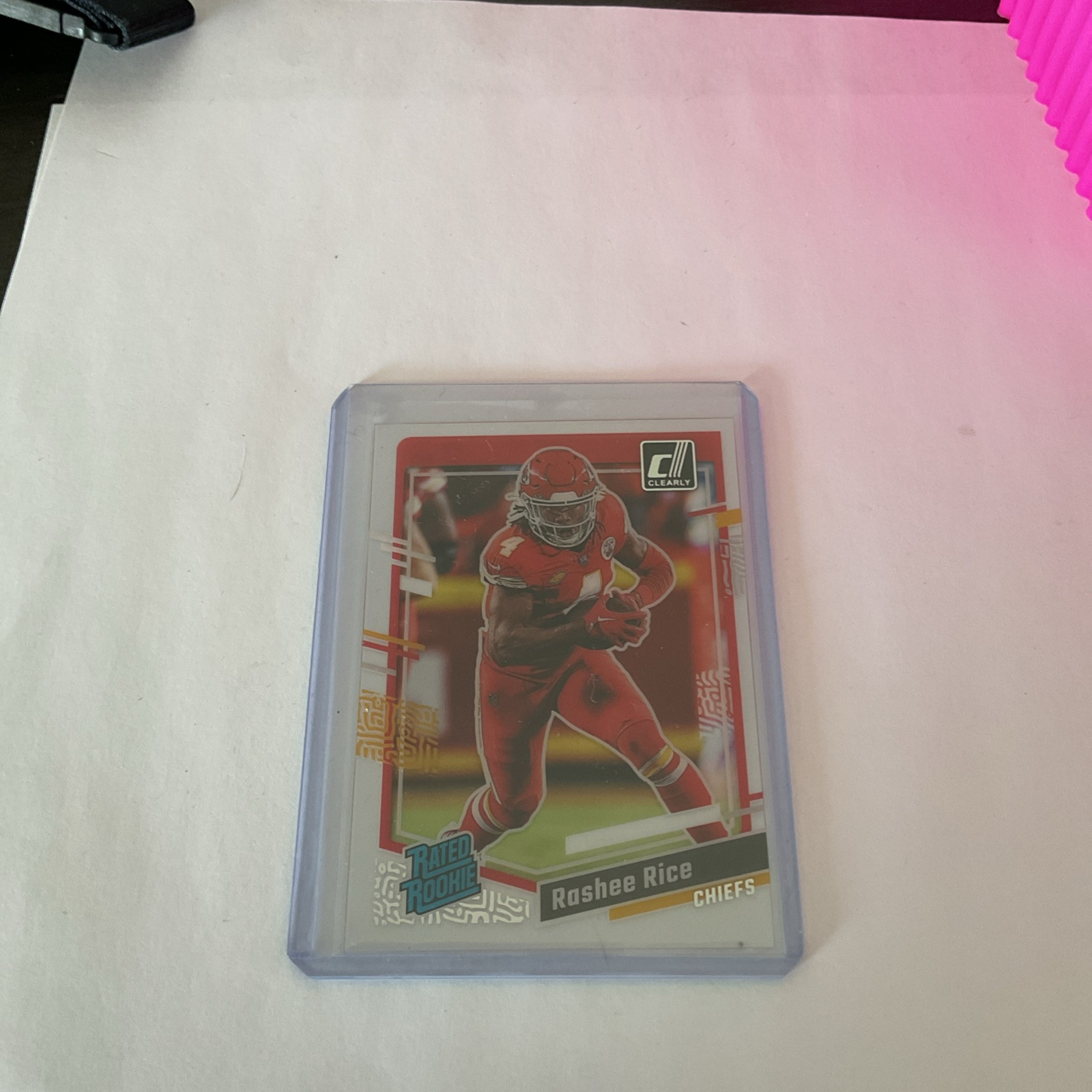 2023 Panini Clearly Donruss - Rated Rookie Rashee Rice #79 (RC)