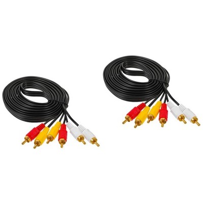  2 Count Audio Verlängerungskabel Aux Audio- Und Videokabel Audiokabel