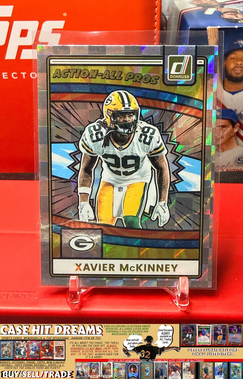 Xavier McKinney #AAP-XMC 2025 Donruss Football Action All-Pros