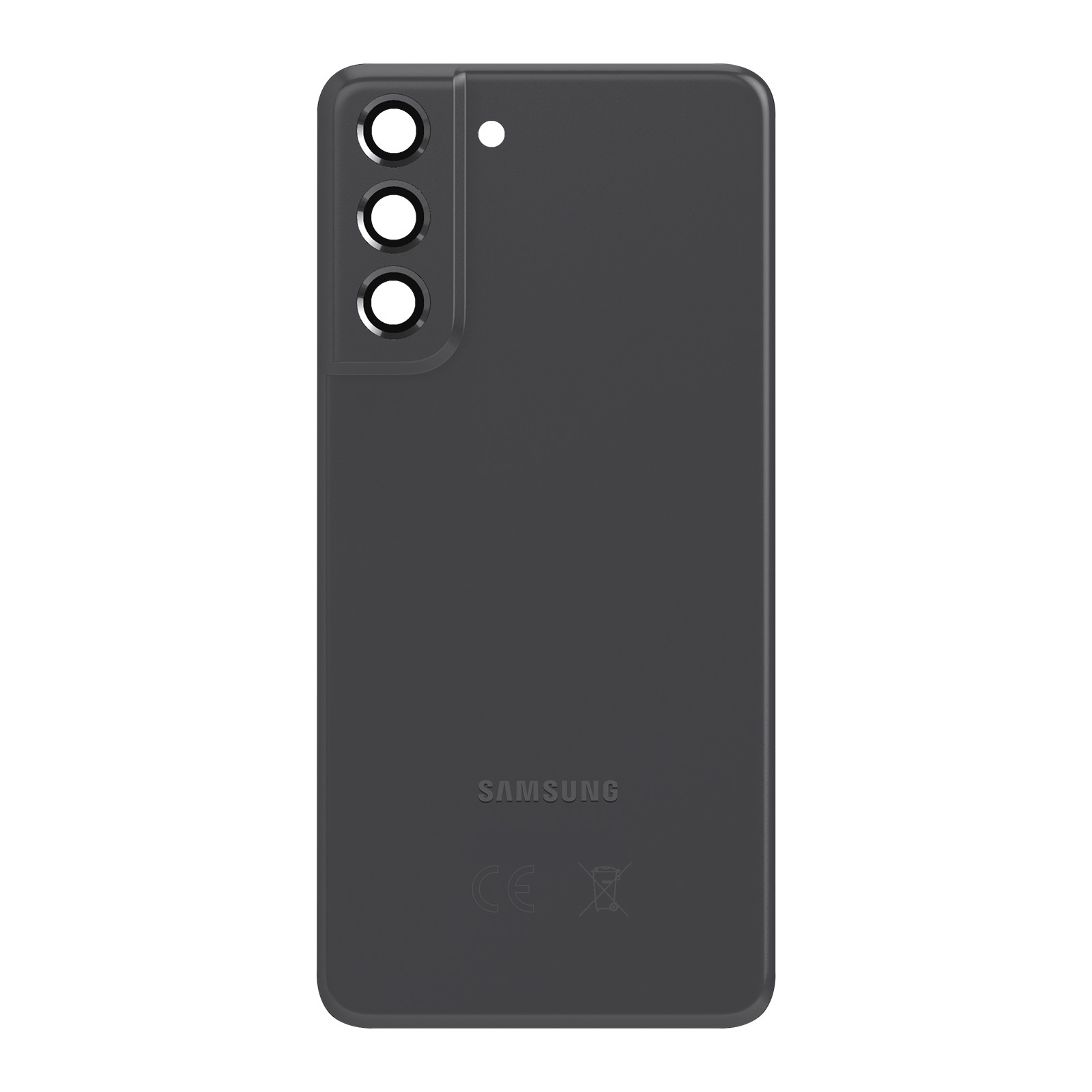 Vitre arrière Samsung Galaxy S21 FE Clappio Noir face rechange panneau dos
