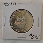 1854 Seated Liberty Half Dollar New Orleans Uncirculated Silver Arrows Variety