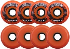 TronX Outdoor Pavement Asphalt Inline Roller Hockey Wheels 8 Pack 76mm 76mm