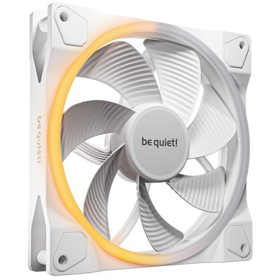 be quiet! Light Wings 140mm PWM Quiet PC Case Fan   Reverse Blade   White   BL13