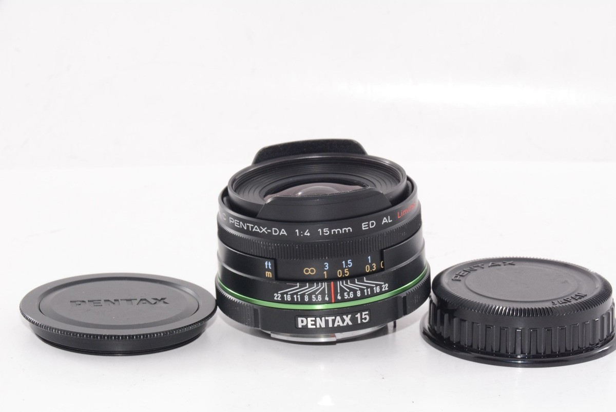 美品 SMC Pentax-DA 15mm F4 ED AL limited Exc+5]SMC Pentax DA 15mm f/4 ED AL Limited K Mount Lens From JAPAN
