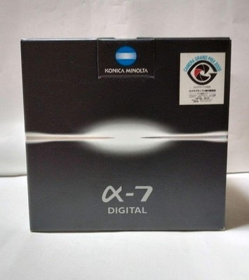 NOS Konica Minolta a-7 Alpha 7 Digital Maxxum 7D Dynax 7D DSLR Camera Boxed New
