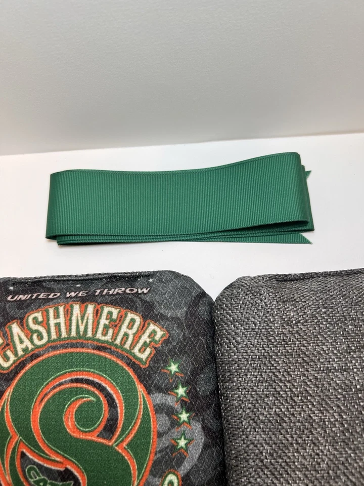 Cornhole Scenario Acl Pro 2024 Cashmere Brand New Bags Black/green Grey ribbon - Image 4 of 4