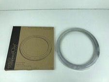 The Pampered Chef Baking 10 inch Pie Crust Shield Silver Made In USA Ships Fast