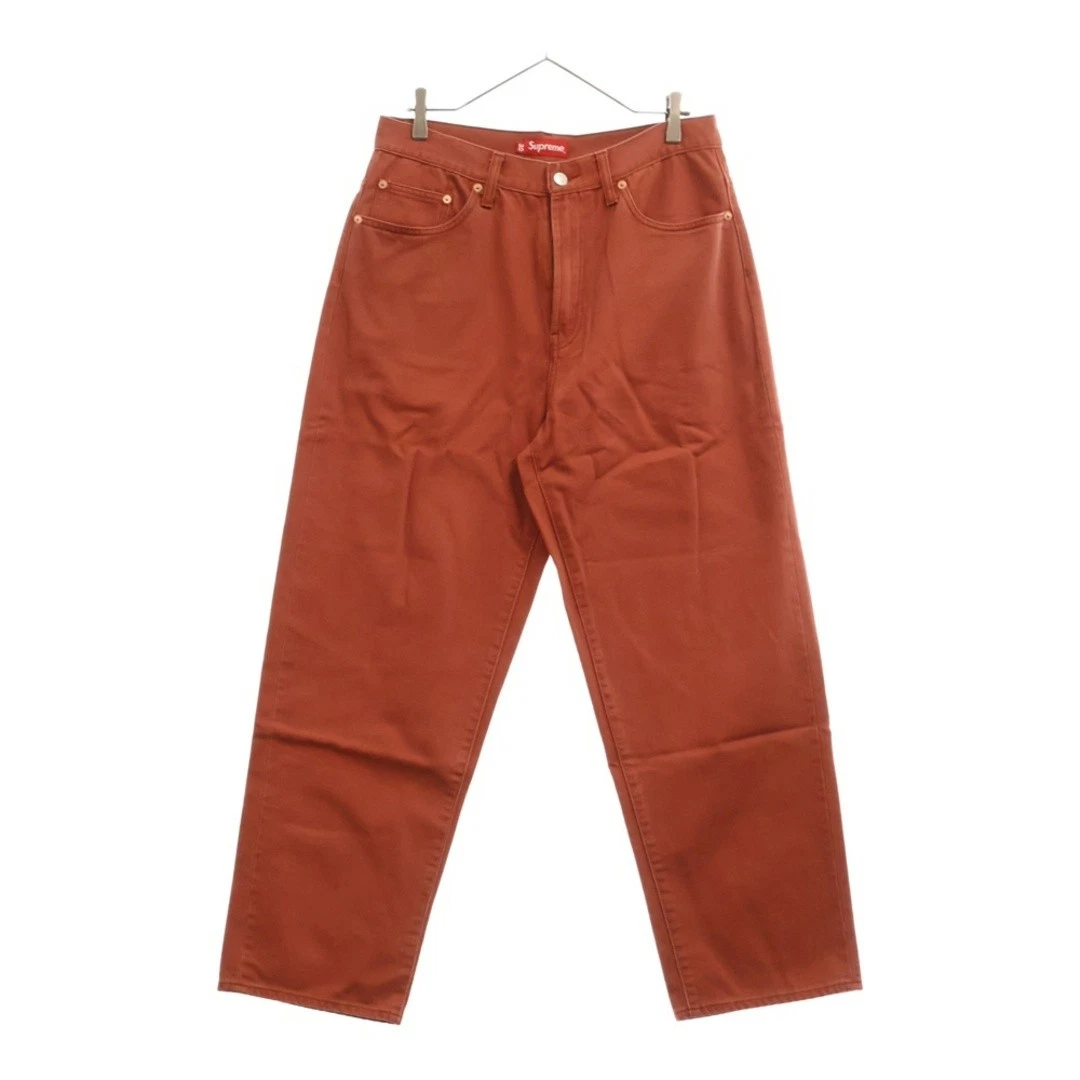 SUPREME 23SS Baggy Jean Rouille Large Denim Pantalon Orange Occasion fdfa55741bbc7bfc341332