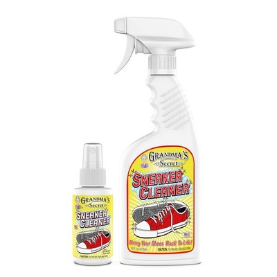 Grandma's Secret Sneaker Cleaner - for Rubber, Canvas, 2 Piece Set, Clear 