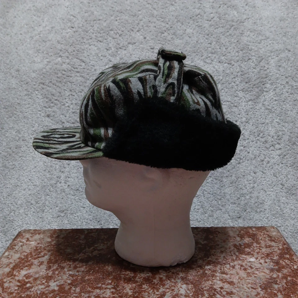 Vintage Goretex Trapper Hat Cap Thinsulate Wool Camouflage Hunting 80s USA - Image 4 of 4