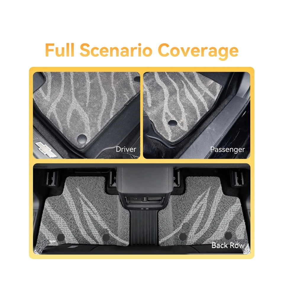 Car Mats for Chevy Silverado 1500 (2019-2025 2026) & GMC Sierra 2500/3500 HD ... - Image 2 of 4
