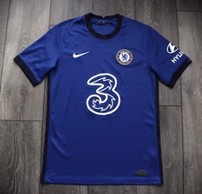 MENS SMALL CHELSEA HOME FOOTBALL SHIRT 2020-2021 SOCCER JERSEY NIKE BLUE ADULT