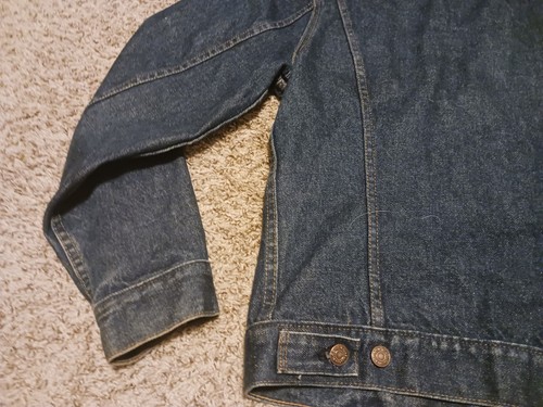 Vintage Levis Denim Trucker Jacket Mens Size 38R 70506-0216 USA Made 80s 90s by Levi's, $49.95 - Photo 21