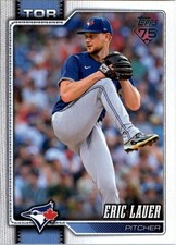 Eric Lauer 2026 Topps Series 1 #175 Toronto Blue Jays Baseball Card