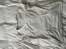 White Heartsoul scrub top, size Medium