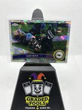 2011 Topps Chrome #210 - Ray Rice - Crystal Atomic Refractor 004/139