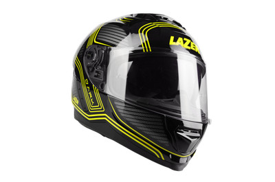 Motorradhelm LAZER RAFALE Darkside (Farbe: Schwarz   Gelb) S