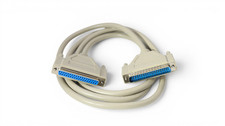 6ft DB37 Male to DB37 Female Serial Extension Cable RS-449 - Beige