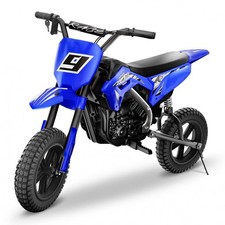 24V Electric Dirt Bike 11MPH Kids Motorcycle with Drum Brakes Shock Absorption