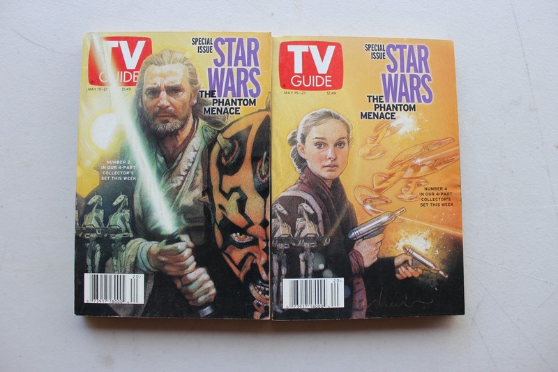 Star Wars TV Guide 1999 May 15-21 Phantom Menace #2 & #4