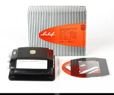 Linhof Super Rollex Black 6x9  2 1/4 x 3 1/4Film Back w/Orginal  Box Manual Mint