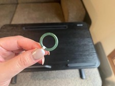 Type A Jadeite Ring US 7 Saturated Full Clear Water Green Waxy Icy Burmese Jade