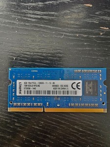Kingston 4GB PC3-12800 SODIMM PC3L-12800S-11-12-B3 (TSB16D3LS1KFG/4G)