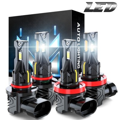 Para For Ford Explorer 2011 2012 2013 2014 2015 faros LED + luz antiniebla 6000K