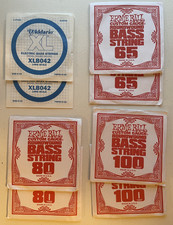 Lot of 2 sets Ernie Ball Slinky, Bass Guitar Strings Nickel RW 42-65-80-100 DEAL