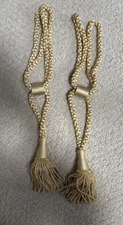 Lot Of 2 Curtain Tassel Tie Backs